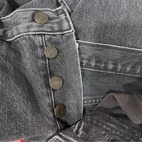 Everlane 90's Cheeky Jean Organic Cotton Size 24 Washed Black - Picture 6 of 7